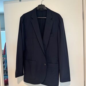 Jcrew Ludlow Unlined Navy Blazer with Patch Pockets - 42R Slim